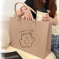 thumbnail image 5 of 1 bolsa de fieltro, nueva bolsa de compras portátil de fieltro con dibujos animados, bolsa de fieltro de gran capacidad y cómoda, 5 of 5