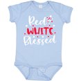 thumbnail image 3 of Inktastic 4th of July Red White Blessed Fireworks Boys or Girls Baby Bodysuit, 3 of 5