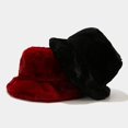 thumbnail image 3 of Women Bucket Hat Simple Fashion Solid Color Bucket Cap Fisherman Hat for Winter, 3 of 10