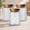 Sunflower/Bigonia/window-24oz, variant on 3-Pack 32oz Vintage Glass Storage Jars with Airtight Lids, Kitchen Canisters for Coffee, Tea, Sugar, Spices, Flour, Pasta, Cereal