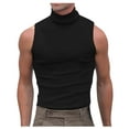 thumbnail image 1 of Zmoon Men's High Collar Solid Color Sleeveless Vest, 1 of 7