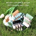 thumbnail image 3 of LAICAIW Hair Claw Clips Checker Hair Clips for Women Tortoise Hair Clips Acrylic Hair Accessories Big Open Claw Clips for Long Thick Hair (3PCS,AB-side), 3 of 7