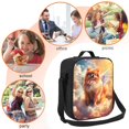 thumbnail image 5 of Honeii Cute Cloud Pomeranian Print Insulated Lunch Bag, Reusable Lunch Box for Adult, Leakproof Cooler Bag for Work Office Travel Picnic, 5 of 7