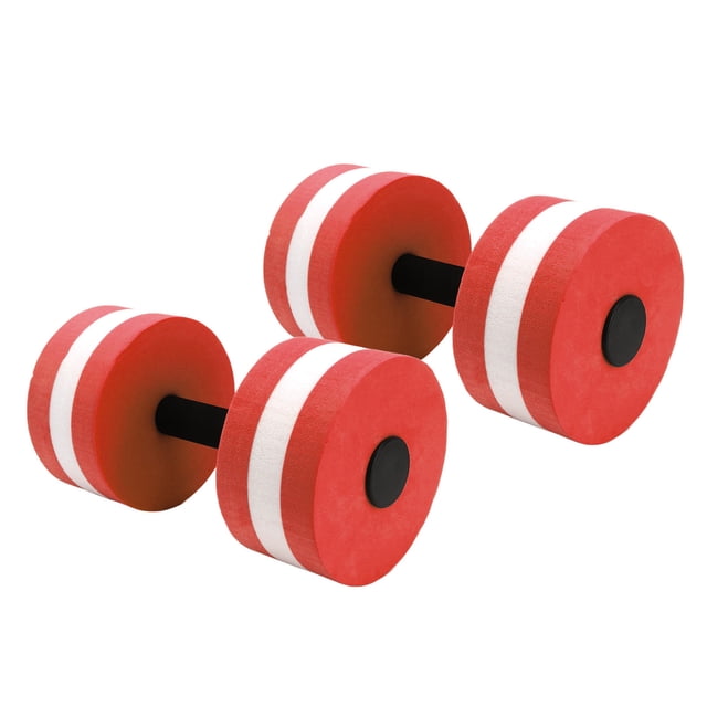 2PCS Water Floating Dumbbell Colorful EVA Water Pool Exercise Foam Dumbbell Fitness Equipment For Weight Loss