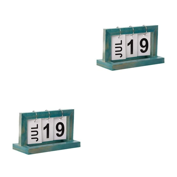 Advancent Calendario de giro de página, decoración de de aula para dormitorio, restaurantes de interior, decoración artesanal, regalos, Type1 NO1