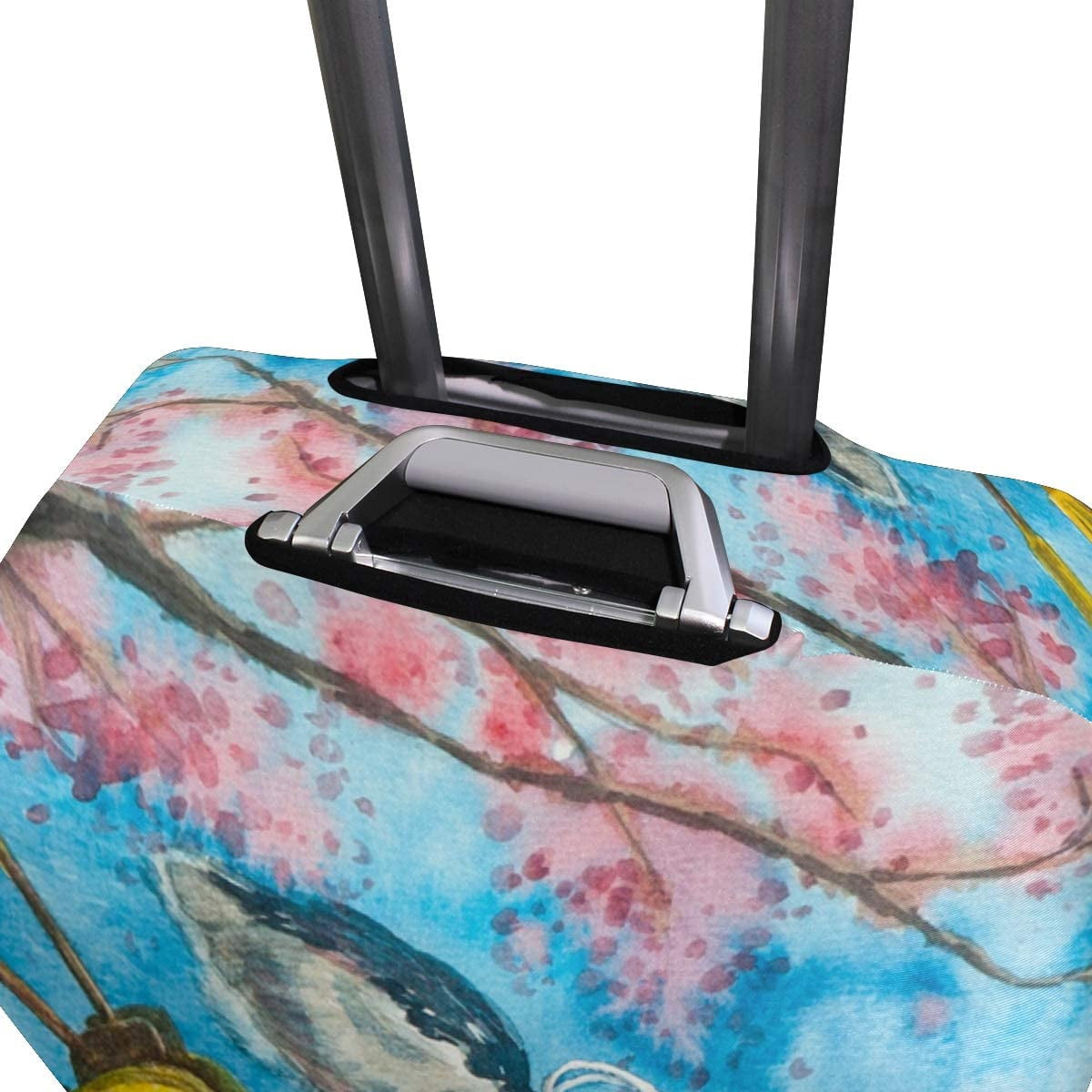 Travel Luggage Cover Suitcase Protector Fits 22-24 inch Luggage Abstract Hand Painted Watercolor