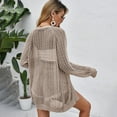 thumbnail image 3 of Women Crochet Lightweight Cardigan Cover Up Open Front Long Sleeve Summer Cardigans, 3 of 5