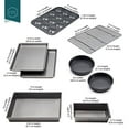 thumbnail image 3 of Chicago Metallic Professional Non-Stick 8-Piece Bakeware Set, Silver, 3 of 6