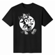 thumbnail image 1 of Camiseta de dibujos animados antiguos ateo Satanás lindo Baphomet ocultismo cabra oscura silbido ropa vintage tops hombres camisetas de alta calidad, 1 of 4