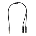 thumbnail image 4 of Bunblic 5-6pack 3.5mm Audio Adapter Cable Mic Splitter Adapter Cord for PC Smartphone 5 Pcs, 4 of 8