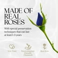 thumbnail image 5 of GLAMOUR BOUTIQUE 7-Piece Forever Flowers Heart Shape Box - Preserved Roses, Immortal Roses That Last A Year - Eternal Rose Preserved Flowers for Delivery Mothers Day & Valentines Day - Blue, 5 of 8