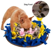 Pet Dog Sniffing Mat Find Food Training Blanket Toys Dog Mat Round