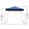 thumbnail image 2 of LiteHaven Canopy Tent, 10X10 FT Pop Up Canopy Outdoor Instant Tent Slant Legs with Carrying Bag, Portable Gazebo Shelter for Patio Deck Garden and Beach - 8X8 FT Canopy Cover, 2 of 8