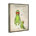 thumbnail image 3 of Stupell Industries Vintage Frog Character Puppet Graphic Art Luster Gray Floating Framed Canvas Print Wall Art, Design by Karl Hronek, 3 of 6
