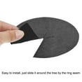 thumbnail image 4 of Uxcell 5.39" Round Nonwoven Tree Mulch Ring Mat Cover Plant, Black 6 Pack, 4 of 5