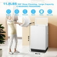 thumbnail image 6 of Techomey Compact Washing Machines 1.7 Cu ft Single Use in Schools and apartments 12lbs White Washer, 6 of 8