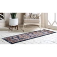 thumbnail image 3 of Unique Loom 3135400 2 x 6 ft. Larissa Utopia Runner Rug, Navy Blue, 3 of 6