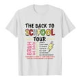 thumbnail image 4 of Girls Shirts Children's School Season Printed Short Sleeved Round Neck T Shirt White, 3-4 Years, 4 of 4