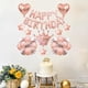 thumbnail image 3 of Globos de Feliz Cumpleaños, Globos con Letras, Globos de Estrella y Corazón para Jardín Exterior Oro rosa, 3 of 8