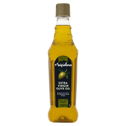 Napolina Extra Virgin Olive Oil 500ml, British Import (Pack of 2)
