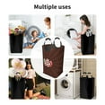 thumbnail image 6 of Waterproof Collapsible Laundry Hamper, Star Explosion Aluminum Handle Laundry Bag Storage Basket, 50L, 6 of 6