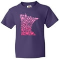 thumbnail image 3 of Inktastic Minnesota Silhouette Mandala Youth T-Shirt, 3 of 5