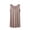 Khaki, variant on Plus Size Womens Pajamas Loose Breathable Sleeveless Crew Neck Soft Knit Solid Sleep Dress