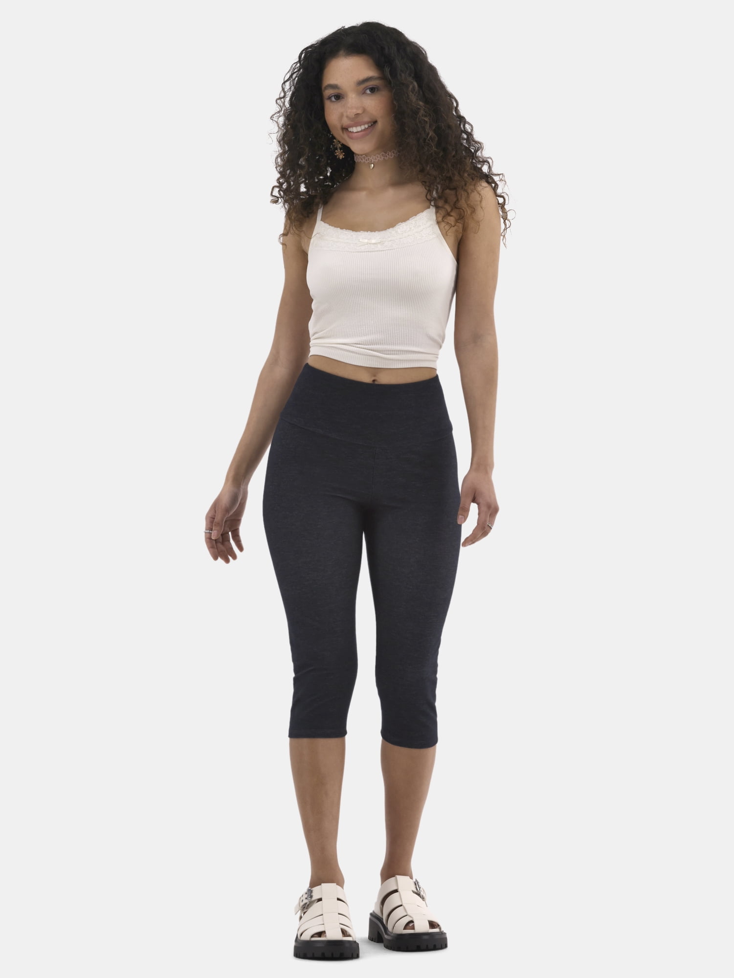 No Boundaries Capri Leggings, Women's