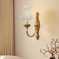 thumbnail image 4 of OULII 1Pcs Lamp Shade for Floor Lamp Golden Round Cloth for Cozy Atmosphere, 4 of 7