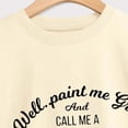 thumbnail image 3 of Well Paint Me Green And Call Me A Pickle Because I'm Done Dillin’With You People Sweatshirts for Women Pullover Tops, 3 of 7