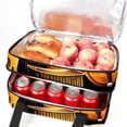 thumbnail image 5 of Musical Instrument Insulated Double-Layered Lunch Bag with Two Compartments - Large Capacity Hand-Carry Meal Bags for Insulation and Refrigeration - 7.1x11.4x16.1 inches, 5 of 6