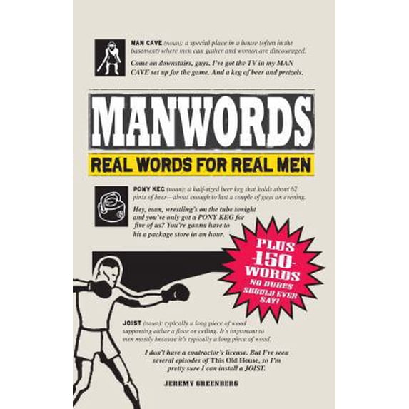 Pre-Owned Manwords: Real Words for Real Men (Paperback) 144051223X 9781440512230