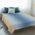 thumbnail image 4 of Blue Yellow Ombre Blanket Soft Cozy Warm Throw Blanket for Couch, Plush Fuzzy Flannel Fleece Blankets for Sofa, Farmhouse Modern Gradient Art Bed Blankets Lightweight Gifts for Women, 50"x80", 4 of 9