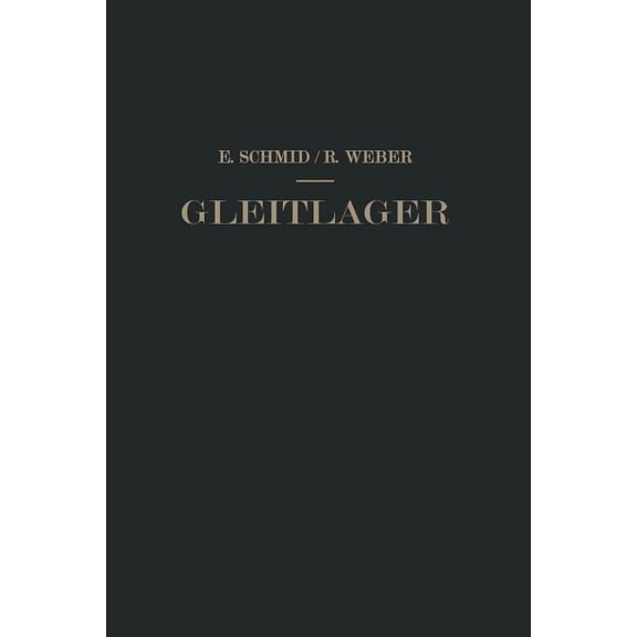 Gleitlager, (Paperback)
