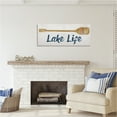 thumbnail image 2 of Stupell Industries Lake Life Boat Oar Inspirational Painting Gallery Wrapped Canvas Print Wall Art, 48 x 20, 2 of 7