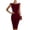 Red, variant on Off The Shoulder Dresses for Women Elegant Midi Pencil Dress Portrait Collar Sleeveless Bodycon Fitted Flattering Business Work Office Attire Formal Cocktail Wedding Guest