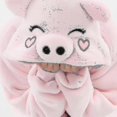 thumbnail image 2 of Animal Onesie Women Flannel Pajamas Set Adult Unisex Men Halloween Pig Cosplay Costume Couple, 2 of 5