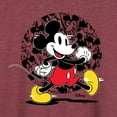 thumbnail image 3 of Disney - Mickey & Friends - All Faces of Mickey - Glitch - Women's Lightweight French Terry Long Sleeve Shirt, 3 of 5