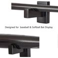 thumbnail image 4 of Présentoir de Batte de Baseball, Support Mural Solide Fait Main Horizontal pour Softball Style3368, 4 of 4