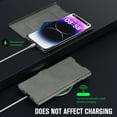 thumbnail image 5 of Designed for iPhone 14 Pro Wallet Case with Card Holder, PU Leather Kickstand Protective Phone Cover Support Wireless Charging for Men Women Compatible with iPhone 14 Pro 6.1", Gray, 5 of 9