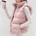 thumbnail image 4 of Gilet à Capuche en Coton pour Femmes avec Fermeture Éclair, Design Patchwork, pour l'Hiver, 4 of 9