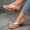 Rose Gold, variant on Gspmoly Sandals for Women, Women's Fashion Casual Large Size Spring And Summer New Breathable Wedge Sandals Women's Sandles Black 39