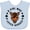 AE-Light Blue, variant on Inktastic A Girl Who Loves Horses Girls Baby Bib