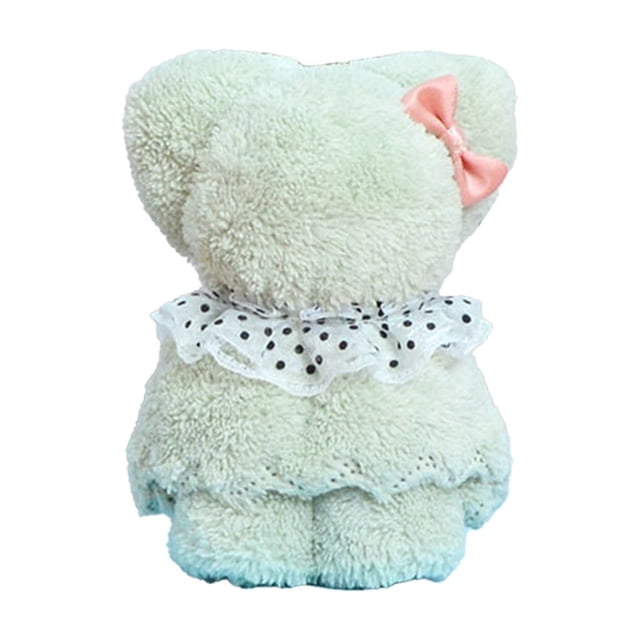Tauxra Fluffy Bear Folding Towel Gift Set For Wedding Holiday Kitchen Dining Decor