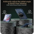 thumbnail image 4 of For Samsung Galaxy Tab A7 Lite T220 / T225 Shockproof TPU + PC Tablet Case with Holder & Pen Slot & Shoulder Strap, 4 of 5