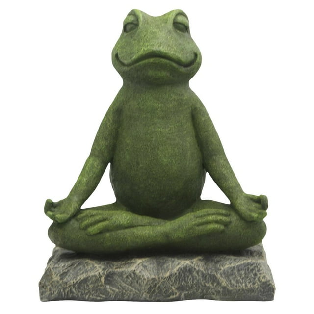 Statue de Bouddha Animal Yoga Espace Cadeau Art Résine Déco de Jardin