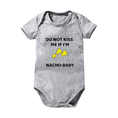

MHZLDYZ White Baby Onesies Infant Boys Girls Short Sleeve Cartoon Rompers Newborn Tights With Pockets for 0 To 24 Months 12 Month Boy Clothes Onesies 0-3 Months Girl (Gray，12-18 Months)
