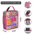 thumbnail image 2 of Bohemian Print Thermal Lunch Box, Insulated Bento Bag with Easy Carry Handle, Stylish Cooler for Work and Picnics, 2 of 6