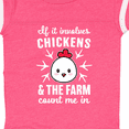 thumbnail image 4 of Inktastic If It Involves Chickens & The Farm Count me in Boys or Girls Baby Bodysuit, 4 of 5