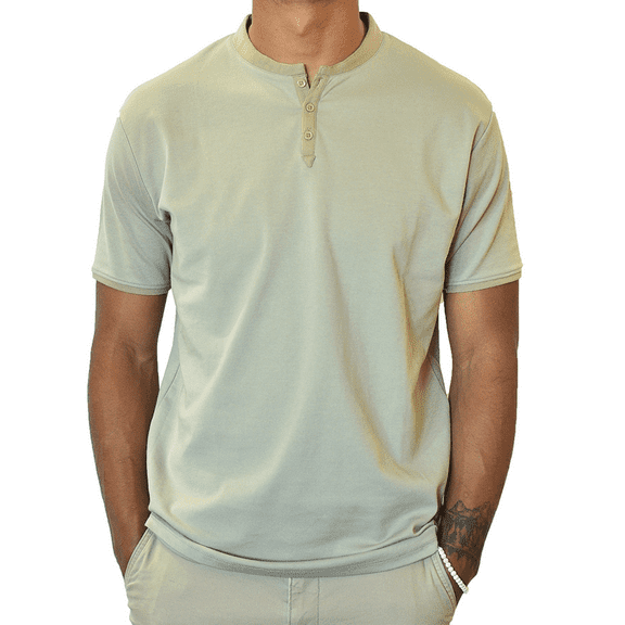 Short Sleeve Henley